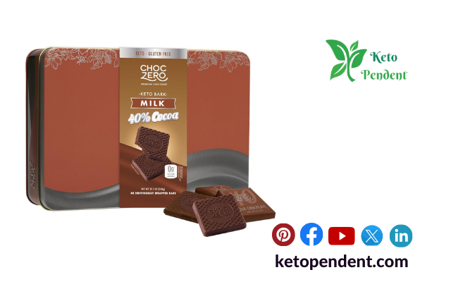 ChocZero MILK Chocolate Squares —Creamy Keto Milk Chocolate