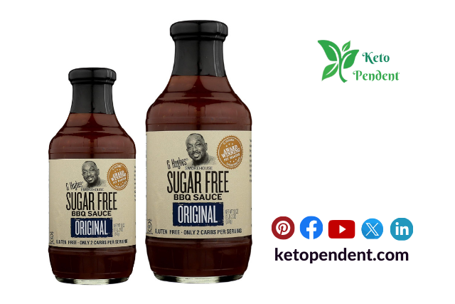 5. G Hughes Smokehouse Sugar-Free Original BBQ Sauce —Classic Sugar-Free BBQ Flavor